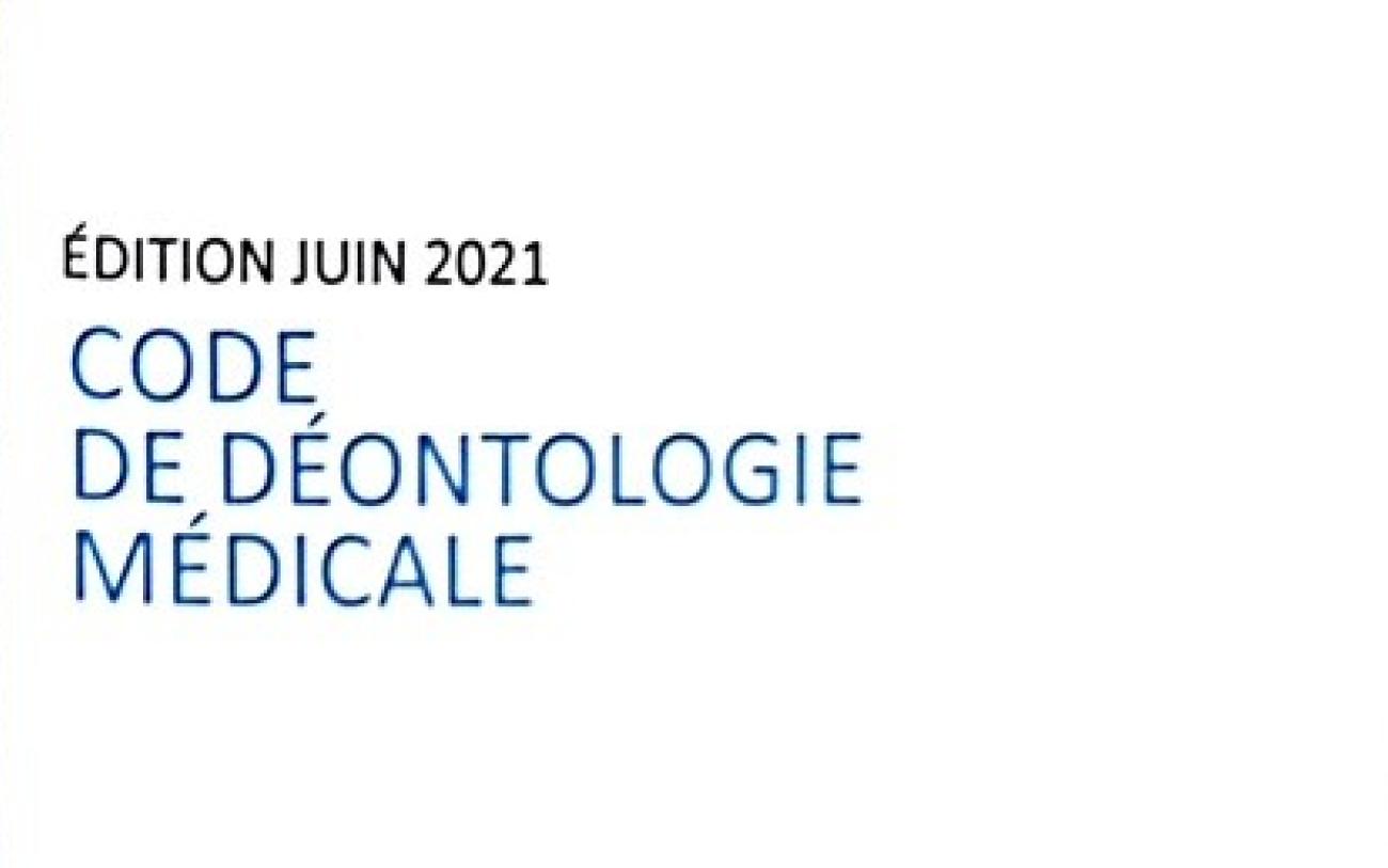 CODE DE DEONTOLOGIE MEDICALE 